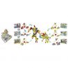 LE DI PIN 18004 Xếp hình kiểu  CREATOR 3 IN 1 Mech Warrior Chiến Binh Mech 630 khối
