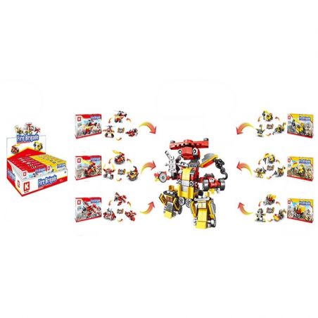 LE DI PIN 88801 Xếp hình kiểu  Firefighter Lính Cứu Hỏa 614 khối