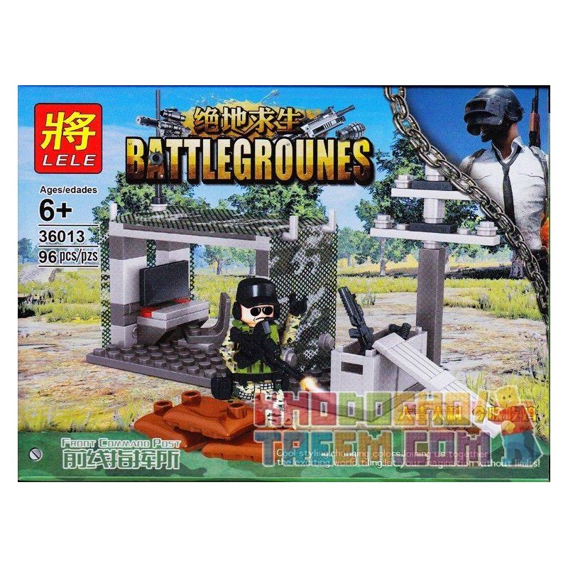 LELE 36013 36013-1 36013-2 36013-3 36013-4 Xếp hình kiểu Lego PUBG