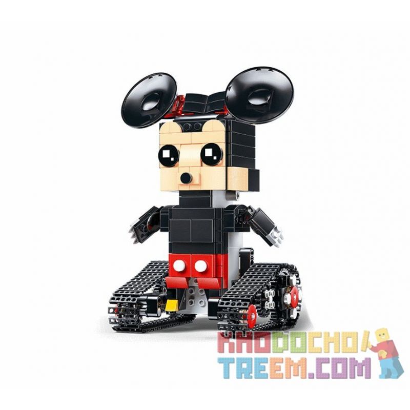 MouldKing 13043 Mould King 13043 non  CHUỘT MIKEY ĐIỀU KHIỂN TỪ XA bộ đồ chơi xếp lắp ráp ghép mô hình Walking Brick WALKING BRICK JERRY-MOUSE Búp Bê Biết Đi 373 khối