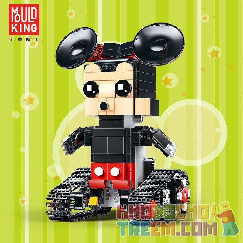 MouldKing 13043 Mould King 13043 non  CHUỘT MIKEY ĐIỀU KHIỂN TỪ XA bộ đồ chơi xếp lắp ráp ghép mô hình Walking Brick WALKING BRICK JERRY-MOUSE Búp Bê Biết Đi 373 khối