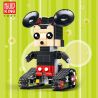 MouldKing 13043 Mould King 13043 non  CHUỘT MIKEY ĐIỀU KHIỂN TỪ XA bộ đồ chơi xếp lắp ráp ghép mô hình Walking Brick WALKING BRICK JERRY-MOUSE Búp Bê Biết Đi 373 khối