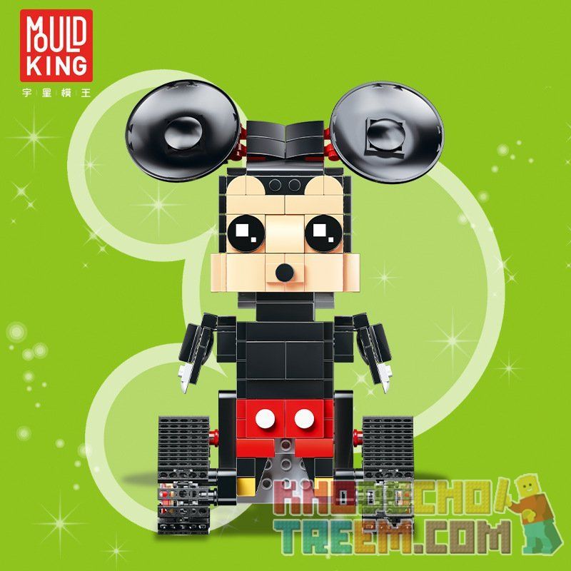 MouldKing 13043 Mould King 13043 non  CHUỘT MIKEY ĐIỀU KHIỂN TỪ XA bộ đồ chơi xếp lắp ráp ghép mô hình Walking Brick WALKING BRICK JERRY-MOUSE Búp Bê Biết Đi 373 khối