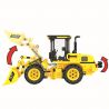 IBLOCK PL-920-108 920-108 PL920-108 Winner 7077 non  MÁY XÚC VÀNG bộ đồ chơi xếp lắp ráp ghép mô hình City LITTLE ENGINEERS Thành Phố 371 khối