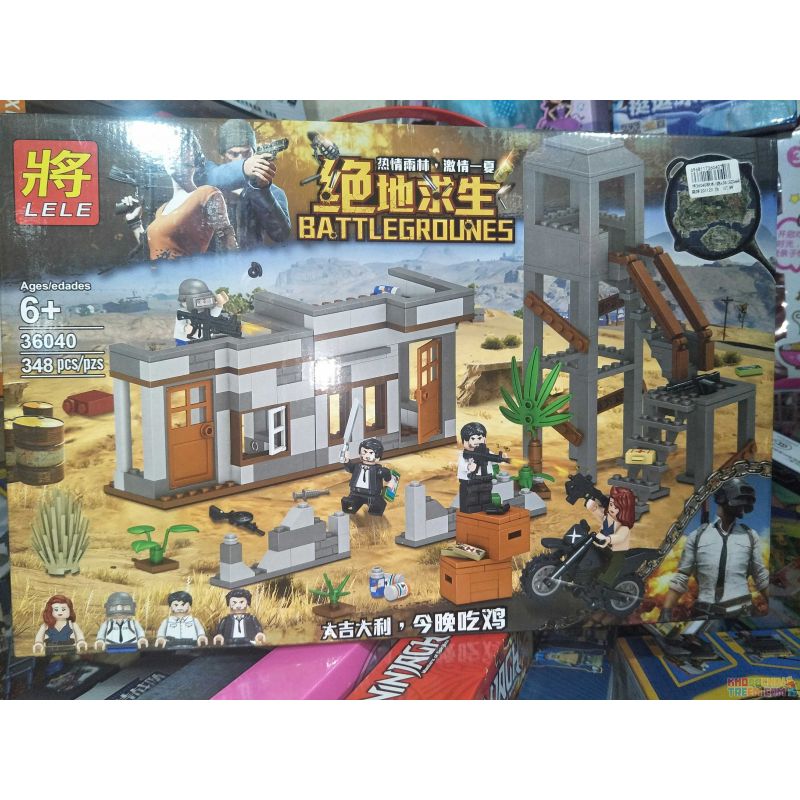 LELE 36040 Xếp hình kiểu Lego PUBG BATTLEGROUNDS Jedi Survival Jedi