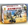 PanlosBrick 631005B Panlos Brick 631005B non  BỘ LẮP RÁP MÁY BAY TRỰC THẰNG CHIẾN ĐẤU VÀ XE Ô TÔ ĐỊA HÌNH bộ đồ chơi xếp lắp ráp ghép mô hình Justice Action Thi Hành Công Lý 345 khối