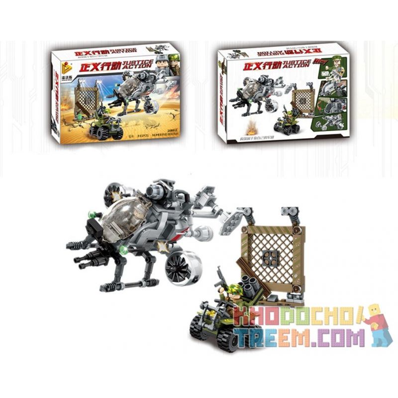 PanlosBrick 631005B Panlos Brick 631005B non  BỘ LẮP RÁP MÁY BAY TRỰC THẰNG CHIẾN ĐẤU VÀ XE Ô TÔ ĐỊA HÌNH bộ đồ chơi xếp lắp ráp ghép mô hình Justice Action Thi Hành Công Lý 345 khối