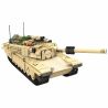GUDI 6102 non  XE TĂNG CHỦ LỰC tỷ lệ 1:18 bộ đồ chơi xếp lắp ráp ghép mô hình Military Army M1A2 ABRAMS U.S. MAIN BATTLE TANK Quân Sự Bộ Đội 2155 khối