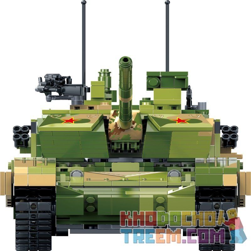 GUDI 6103 non  XE TĂNG CHIẾN ĐẤU 99A tỷ lệ 1:28 bộ đồ chơi xếp lắp ráp ghép mô hình Creator ZTZ-99A MBT Sáng Tạo 1283 khối