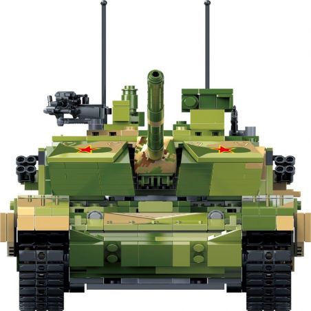 GUDI 6103 non  XE TĂNG CHIẾN ĐẤU 99A tỷ lệ 1:28 bộ đồ chơi xếp lắp ráp ghép mô hình Creator ZTZ-99A MBT Sáng Tạo 1283 khối