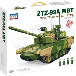 GUDI 6103 non  XE TĂNG CHIẾN ĐẤU 99A tỷ lệ 1:28 bộ đồ chơi xếp lắp ráp ghép mô hình Creator ZTZ-99A MBT Sáng Tạo 1283 khối