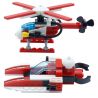 Kazi KY80514 80514 non  MÁY BAY CHỮA CHÁY ĐƯỢC LẮP BỞI 8 PHƯƠNG TIỆN NHỎ GỒM TRỰC THĂNG Ô TÔ CA NÔ XE TRƯỢT TUYẾT. bộ đồ chơi xếp lắp ráp ghép mô hình Fire Rescure CITY FIRE SERIES Cứu Hỏa 349 khối