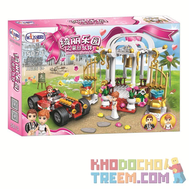 Winner 5073 Xếp hình kiểu Lego FRIENDS Lissee Partner Of Beauty Paradise Wedding Scene Cảnh Cưới ở Cửa Thiên đường 345 khối Winner 5073 Xếp hình kiểu Lego FRIENDS Lissee Partner Of Beauty Paradise Wedding Scene Cảnh Cưới ở Cửa Thiên đường 345 khối