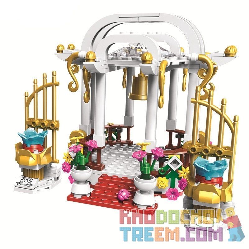 Winner 5073 non  CẢNH CƯỚI Ở CỬA THIÊN ĐƯỜNG bộ đồ chơi xếp lắp ráp ghép mô hình  Các Bạn Gái 345 khối