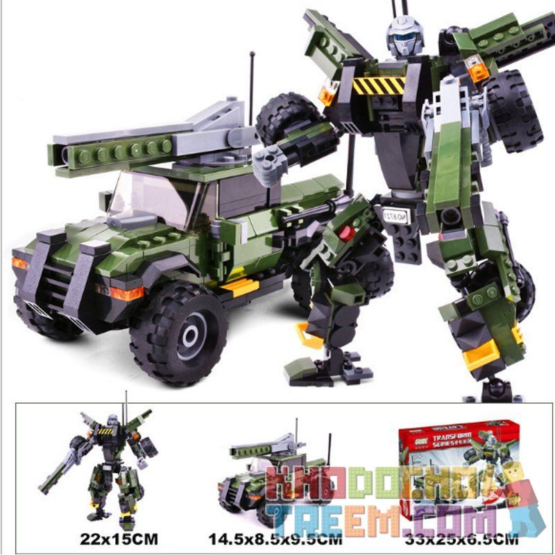 GUDI 8721 8722 8723 non  BỘ XẾP HÌNH GỒM 3 NGƯỜI MÁY BIẾN TRONG NHÓM AUTOBOT bộ đồ chơi xếp lắp ráp ghép mô hình Transformers TRANSFORM SERIES Robot Đại Chiến Người Máy Biến Hình 941 khối