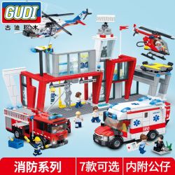 GUDI 9228 non  TRẠM CỨU HỎA GỒM Ô TÔ VÀ MÁY BAY bộ đồ chơi xếp lắp ráp ghép mô hình City FIREMAN FIRE STATION Thành Phố 810 khối GUDI 9228 non  TRẠM CỨU HỎA GỒM Ô TÔ VÀ MÁY BAY bộ đồ chơi xếp lắp ráp ghép mô hình City FIREMAN FIRE STATION Thành Phố 810 khối