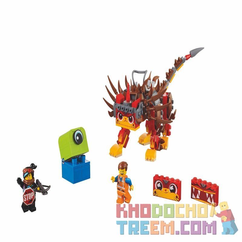 NOT THE LEGO MOVIE 2 THE SECOND PART 70827 Ultrakatty & Warrior Lucy! The Lego Movie 2 Super Cat And Lucy The Samurai , LARI 11246 LEPIN 45006 Xếp hình Ultrakatty & Chiến Binh Lucy! 348 khối