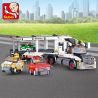 SLUBAN M38-B0339 B0339 0339 M38B0339 38-B0339 non  PHƯƠNG TIỆN GIAO THÔNG VẬN TẢI bộ đồ chơi xếp lắp ráp ghép mô hình City Thành Phố 638 khối