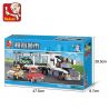 SLUBAN M38-B0339 B0339 0339 M38B0339 38-B0339 non  PHƯƠNG TIỆN GIAO THÔNG VẬN TẢI bộ đồ chơi xếp lắp ráp ghép mô hình City Thành Phố 638 khối