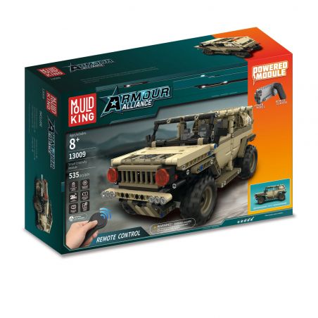 MouldKing 13009 Mould King 13009 non  XE ĐỊA HÌNH QUÂN ĐỘI bộ đồ chơi xếp lắp ráp ghép mô hình  ARMOUR ALLIANCE Kỹ Thuật Công Nghệ Cao Mô Hình Phương Tiện 538 khối