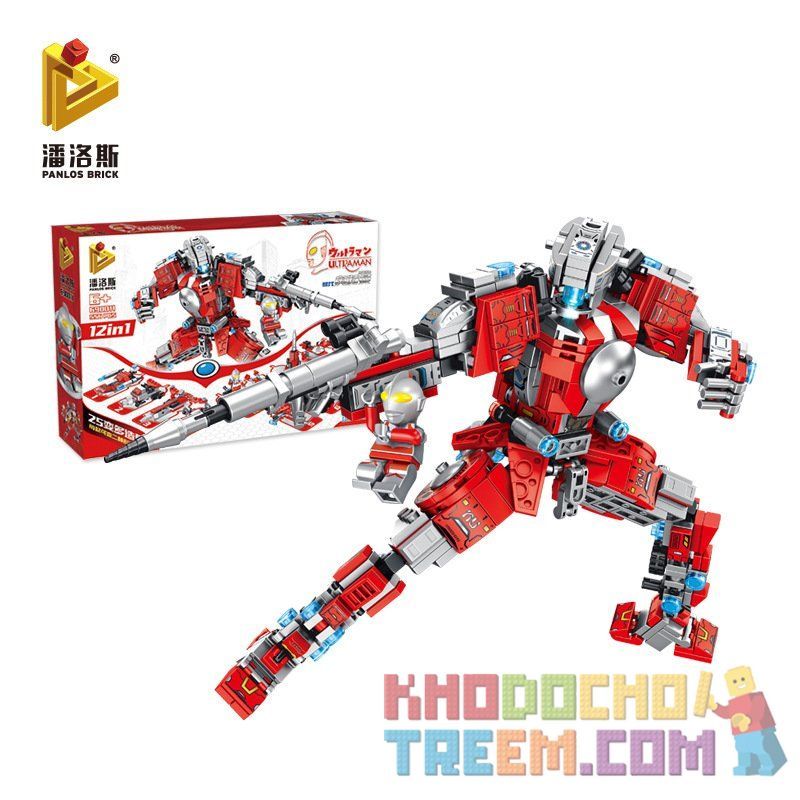 PanlosBrick 690011 Panlos Brick 690011 non  ULTRAMAN THẾ HỆ ĐẦU TIÊN bộ đồ chơi xếp lắp ráp ghép mô hình Vệ Binh Vũ Trụ Siêu Nhân Điện Quang 556 khối