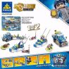 Kazi KY67259 67259 non  THUYỀN CẢNH SÁT BIỂN bộ đồ chơi xếp lắp ráp ghép mô hình Police 502 khối