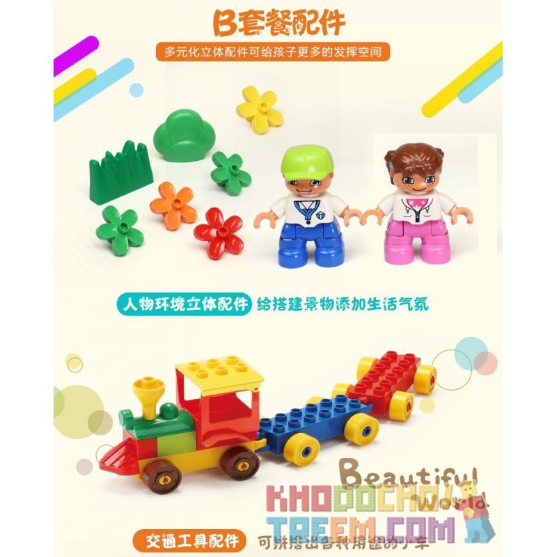 FEELO 1600B Xếp hình kiểu    Smart Windmill House Assembly Lắp Ráp Ngôi Nhà Cối Xay Gió Thông Minh 248 khối