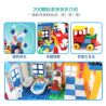 FEELO 1623A Xếp hình kiểu    Smart Windmill Train Station Ga Tàu Hỏa Cối Xay Gió Thông Minh 200 khối