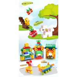 FEELO 1616 Xếp hình kiểu    Smart Block Assembly Lắp Ráp Khối Thông Minh 130 khối