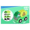 FEELO 1601B Xếp hình kiểu    Tanker Lắp Ráp Xe Chở Dầu 7 khối