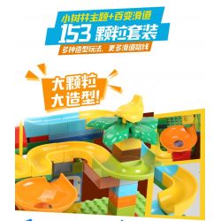 FEELO 1609 Xếp hình kiểu    Big Particle Slide Pipe Ống Trượt Hạt Lớn 158 khối FEELO 1609 Xếp hình kiểu    Big Particle Slide Pipe Ống Trượt Hạt Lớn 158 khối
