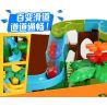 FEELO 1609 Xếp hình kiểu    Big Particle Slide Pipe Ống Trượt Hạt Lớn 158 khối