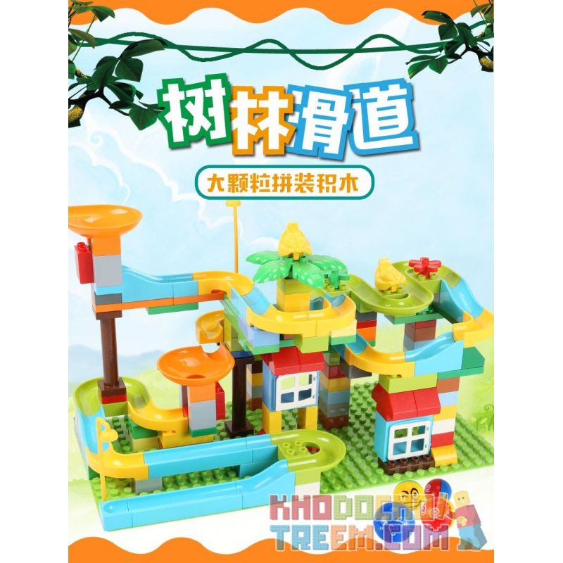 FEELO 1609 Xếp hình kiểu    Big Particle Slide Pipe Ống Trượt Hạt Lớn 158 khối FEELO 1609 Xếp hình kiểu    Big Particle Slide Pipe Ống Trượt Hạt Lớn 158 khối