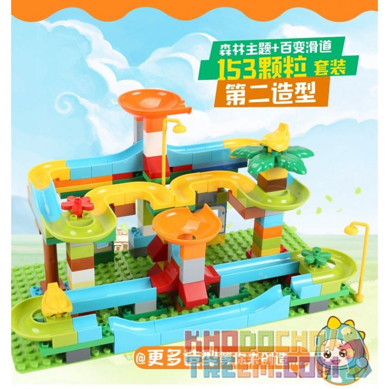 FEELO 1609 Xếp hình kiểu    Big Particle Slide Pipe Ống Trượt Hạt Lớn 158 khối FEELO 1609 Xếp hình kiểu    Big Particle Slide Pipe Ống Trượt Hạt Lớn 158 khối
