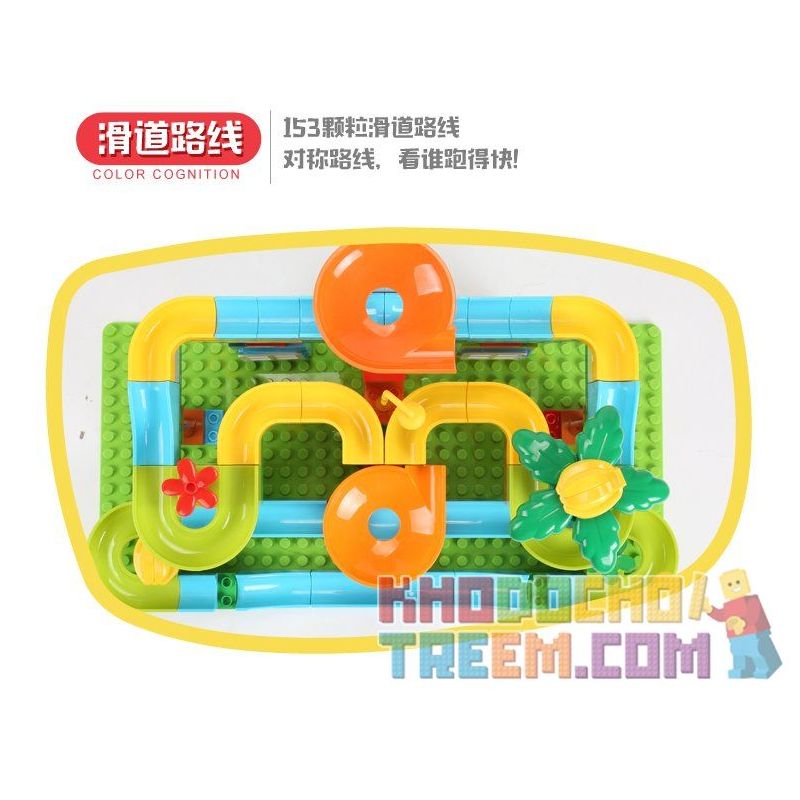 FEELO 1609 Xếp hình kiểu    Big Particle Slide Pipe Ống Trượt Hạt Lớn 158 khối FEELO 1609 Xếp hình kiểu    Big Particle Slide Pipe Ống Trượt Hạt Lớn 158 khối