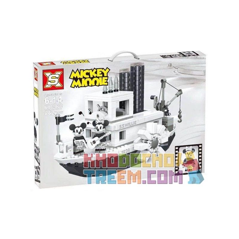 NOT Lego IDEAS 21317 Steamboat Willie, Bela 11396 Lari 11396 DINGGAO DG026 LEJI LJ99018 99018 LEPIN 16062 NUOGAO N16062 16062 SX 3025 6011 Xếp hình Tàu hơi nước của chuột Mickey 751 khối NOT Lego IDEAS 21317 Steamboat Willie, Bela 11396 Lari 11396 DINGGAO DG026 LEJI LJ99018 99018 LEPIN 16062 NUOGAO N16062 16062 SX 3025 6011 Xếp hình Tàu hơi nước của chuột Mickey 751 khối