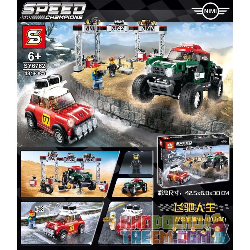 NOT Lego SPEED CHAMPIONS 75894 1967 Mini Cooper S Rally And 2018 MINI John Cooper Works Buggy, Bela 11257 Lari 11257 LEPIN 28024 SHENG YUAN SY SY6762 6762 Xếp hình Xe đua 481 khối NOT Lego SPEED CHAMPIONS 75894 1967 Mini Cooper S Rally And 2018 MINI John Cooper Works Buggy, Bela 11257 Lari 11257 LEPIN 28024 SHENG YUAN SY SY6762 6762 Xếp hình Xe đua 481 khối
