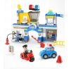 FEELO 1628 Xếp hình kiểu    Police Station Lắp Ráp Trụ Sở Cảnh Sát 140 khối