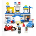 FEELO 1628 Xếp hình kiểu Lego Duplo DUPLO Police Station Lắp Ráp Trụ Sở Cảnh Sát 140 khối