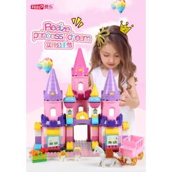 FEELO 1610 Xếp hình kiểu    Cinderella's Castle Lâu đài Của Nàng Lọ Lem 109 khối