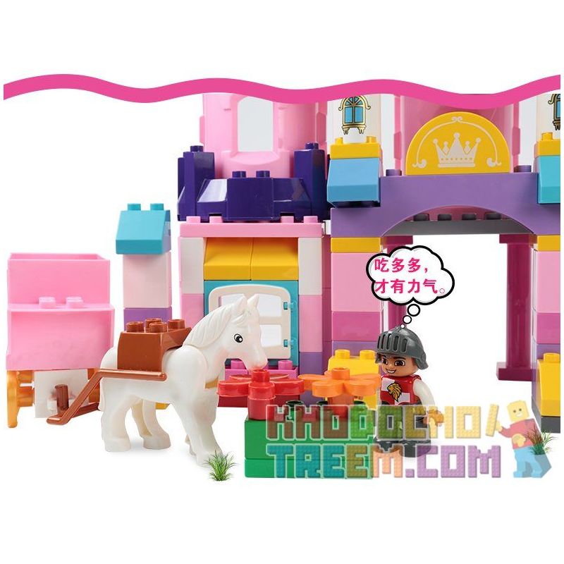 FEELO 1610 Xếp hình kiểu    Cinderella's Castle Lâu đài Của Nàng Lọ Lem 109 khối