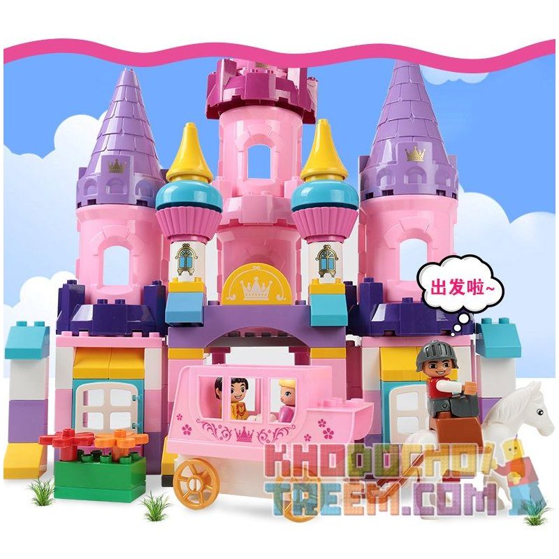 FEELO 1610 Xếp hình kiểu    Cinderella's Castle Lâu đài Của Nàng Lọ Lem 109 khối