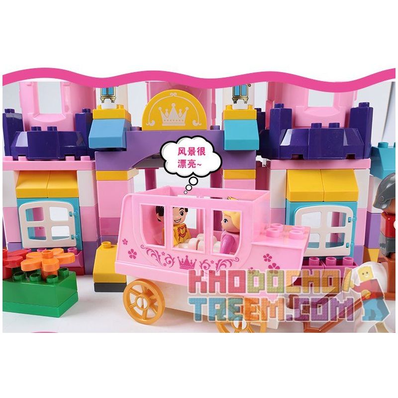 FEELO 1610 Xếp hình kiểu    Cinderella's Castle Lâu đài Của Nàng Lọ Lem 109 khối