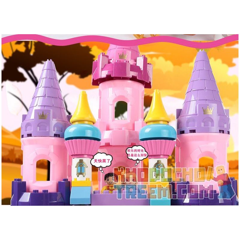 FEELO 1610 Xếp hình kiểu    Cinderella's Castle Lâu đài Của Nàng Lọ Lem 109 khối