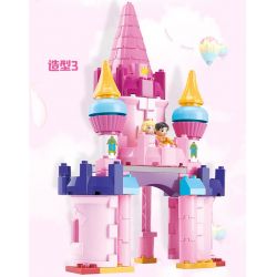 FEELO 1610 Xếp hình kiểu    Cinderella's Castle Lâu đài Của Nàng Lọ Lem 109 khối