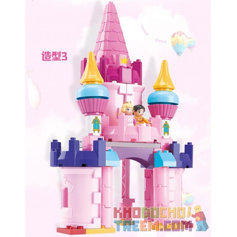 FEELO 1610 Xếp hình kiểu    Cinderella's Castle Lâu đài Của Nàng Lọ Lem 109 khối