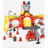 FEELO 1661D Xếp hình kiểu    City ​​fire Brigade đội Cứu Hỏa Thành Phố 118 khối