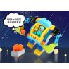 FEELO 1614 Xếp hình kiểu    Excavator Robot Assembly Lắp Ráp Robot Máy Xúc 36 khối
