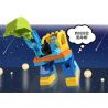 FEELO 1614 Xếp hình kiểu    Excavator Robot Assembly Lắp Ráp Robot Máy Xúc 36 khối