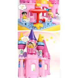 FEELO 1617 Xếp hình kiểu    Castle Of Princess Sleeping In The Forest Lâu đài Của Công Chúa Ngủ Trong Rừng 67 khối